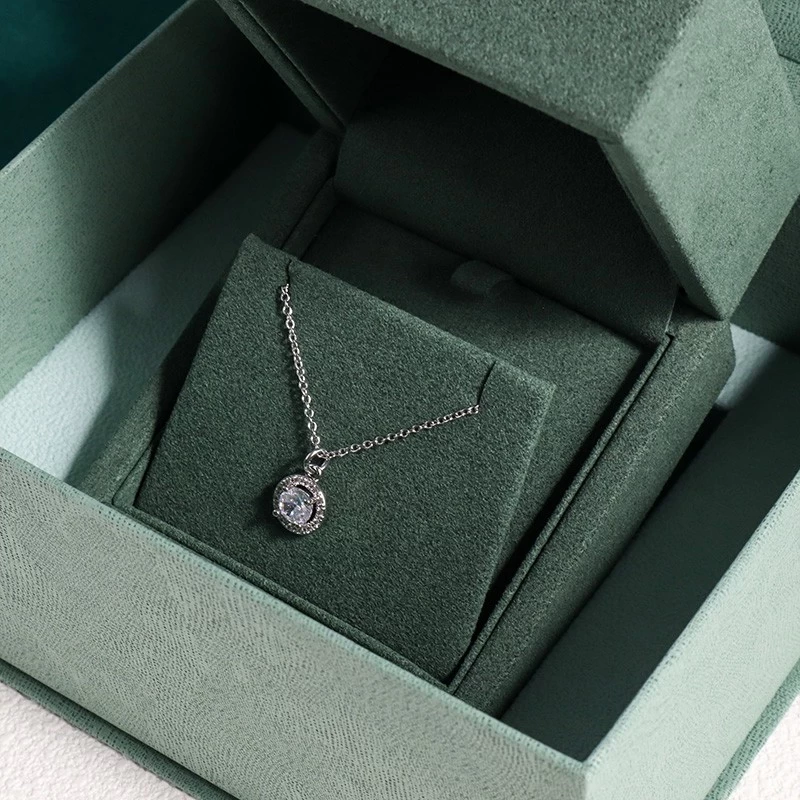 Green Eco-friendly sustainable box shipping protection fine jewelry store packaging