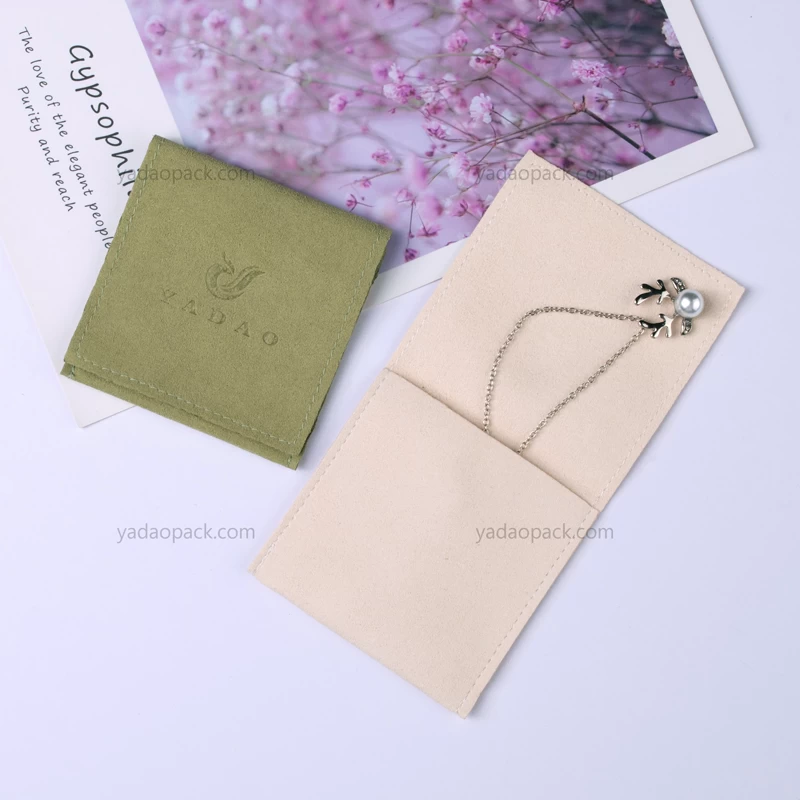 Yadao 9 * 9 cm all'ingrosso piccolo regalo con coulisse borsa in velluto tessuto personalizzato piccolo sacchetto gioielli in pelle scamosciata