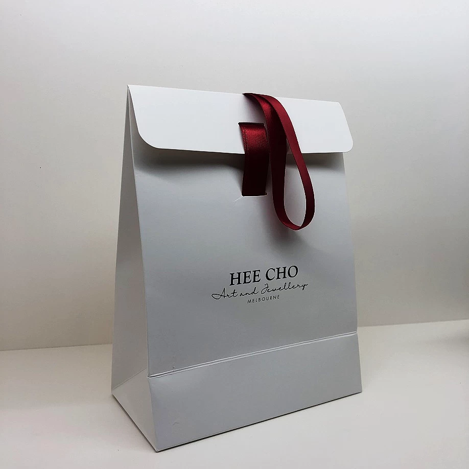 Yadao green printing paper bag with ribbon handle - COPY - qc6jue - COPY - h8qifd