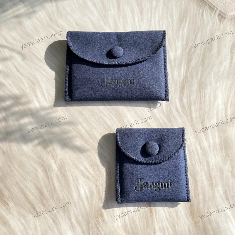 New launching bespoke jewelry boutique accessory packaging button pouch