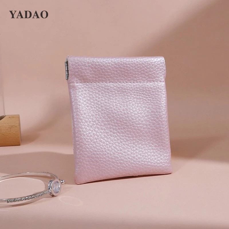 Rose Pink Magnetic Jewelry Pouch - Elegant Packaging for Luxury Gems