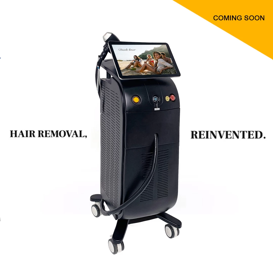 Diode laser beauty equipment three waves 755 808 1064 laser hair removal machine