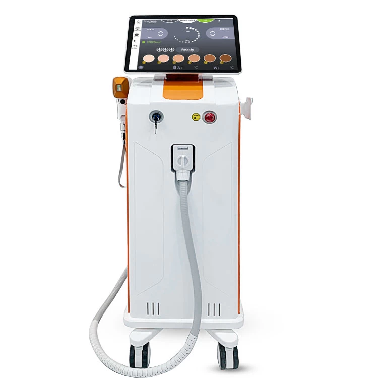 2022 Weifang Mingliang 1200W 1600W diode laser ice platinum 755 808 1064nm Trio Diode Laser Hair Removal Titanium price