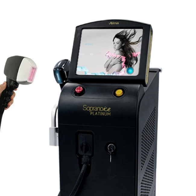 Chiny Trwała maszyna do usuwania włosów laserem diodowym 808 nm Cena maszyny do usuwania włosów laserem diodowym producent
