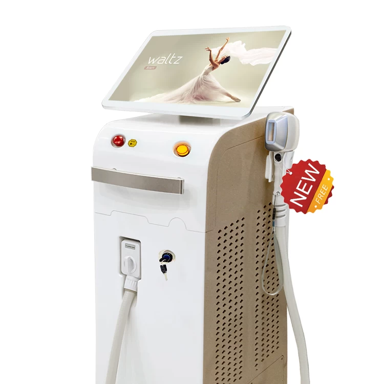 Professional 1200W 755 808 1064 Ice Platinum 808 Diode Laser hair removal machine