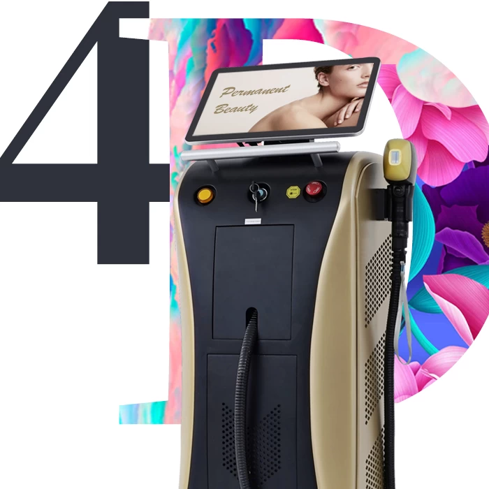 Китай Аппарат для удаления волос с диодным лазером лазерный диод 808 нм диодный лазер для удаления волос производителя