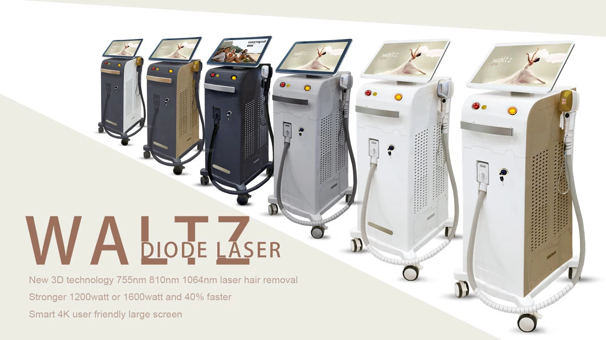 Diode laser 4 wavelengths alexandrite laser 755 808 diod laser hair removal ice 808nm