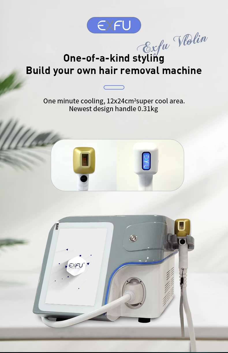 Permanent Laser Hair Removal Machine 755nm 808nm 1064nm Diode Laser Hair Removal Portable Diode Laser