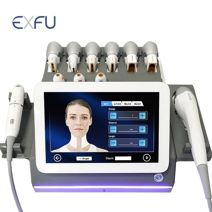 Newest 7D HIFU Body And Face Slimming Machine Professional 7D Focused Ultrasound 7D For Winkle Removal