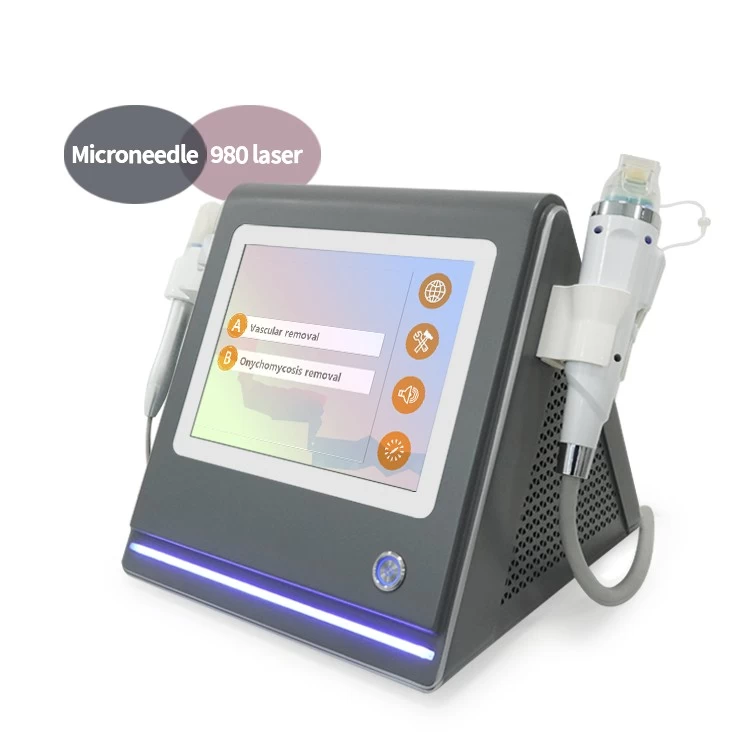 Clinical 980nm spider veins removal machine nail fungus treatment radio frequency micro needling for face
