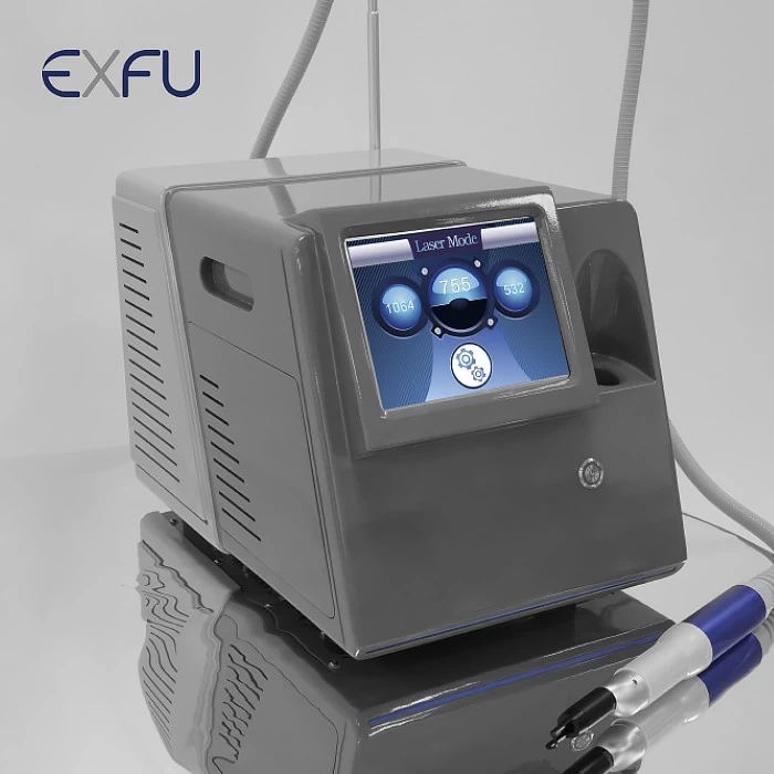 2023 New Mini air cooler head Q Switched Nd Yag laser color tattoo removal machine