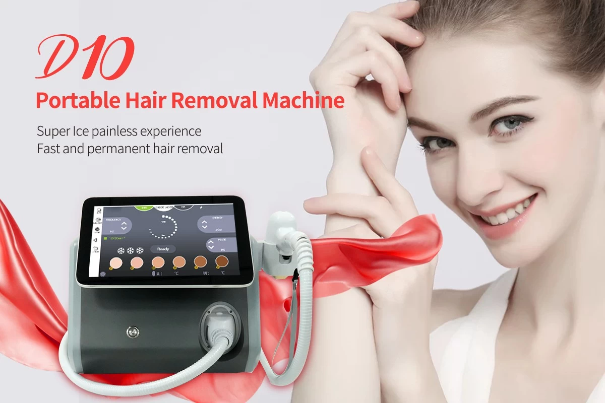 Newest depilacion laser 4 wavelengths diodo hair remover machine ice 808 diode laser 755 808 1064 for hair removal