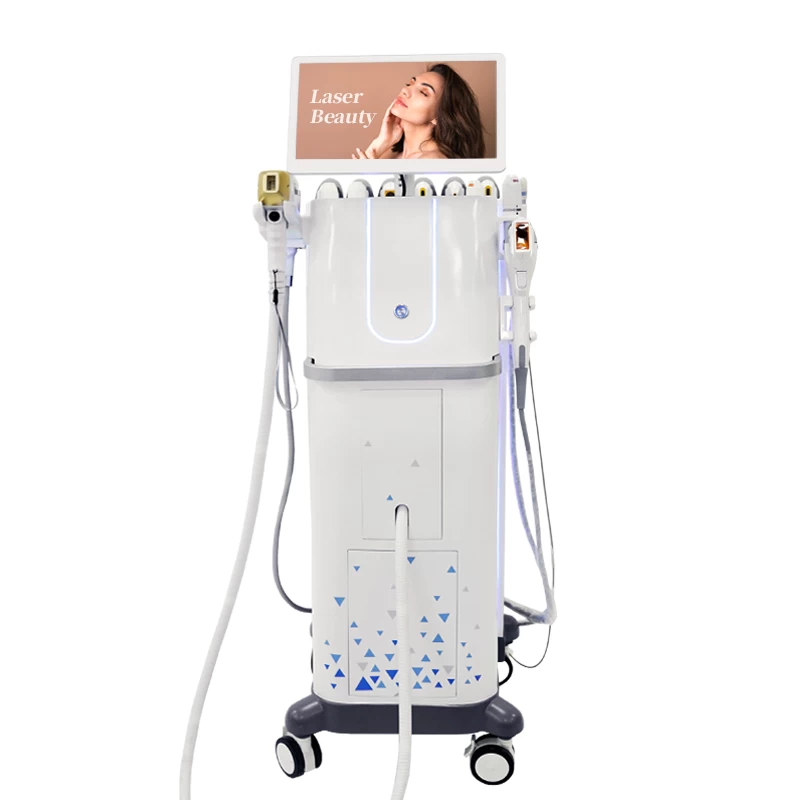 2024 New design nd yag laser tattoo removal Microneedle 980nm laser elight ipl Diode laser hair removal 7D hifu machine