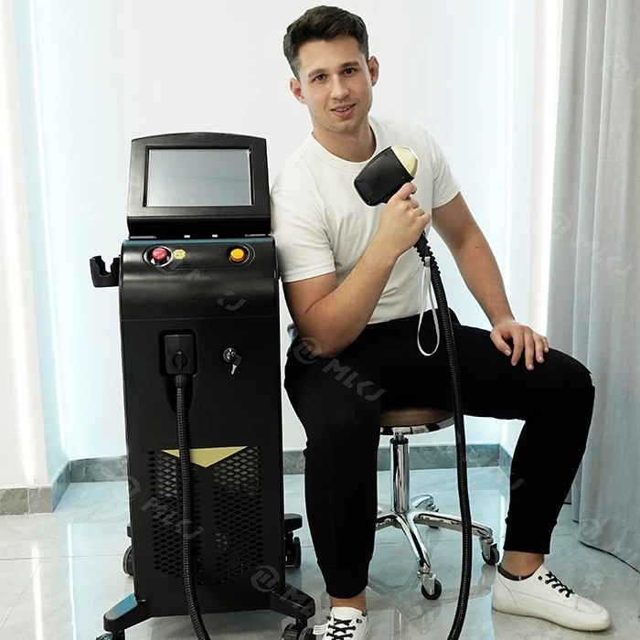 China Aesthetic medicine removal 755nm 1064nm laser skin beauty machine permanent hair remover machine manufacturer