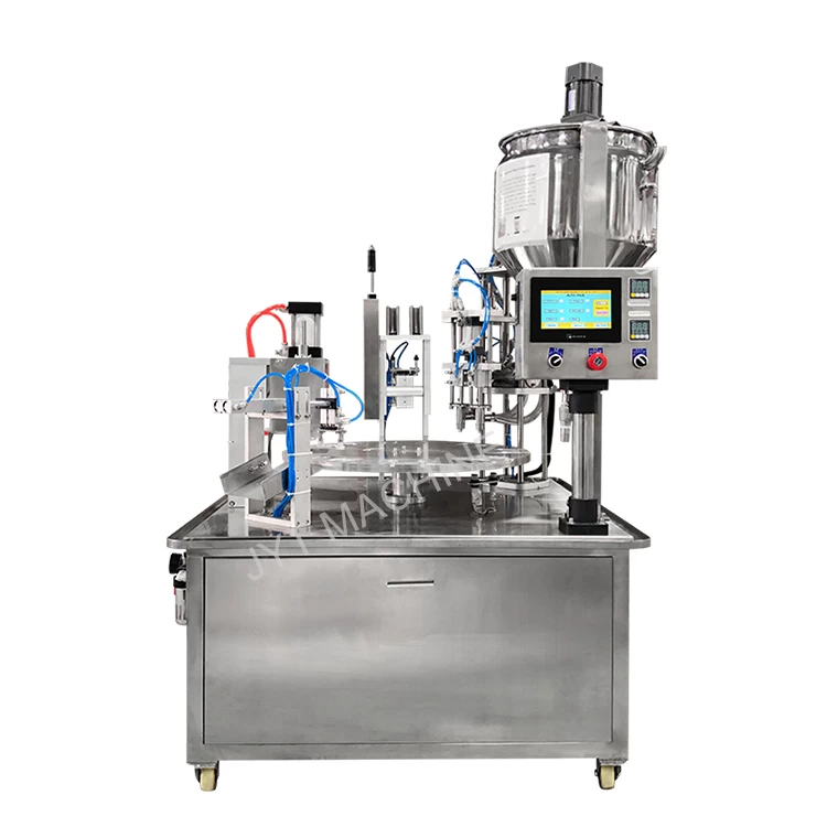 China Fully automatic bee honey spoon filling sealing machine manufacturer