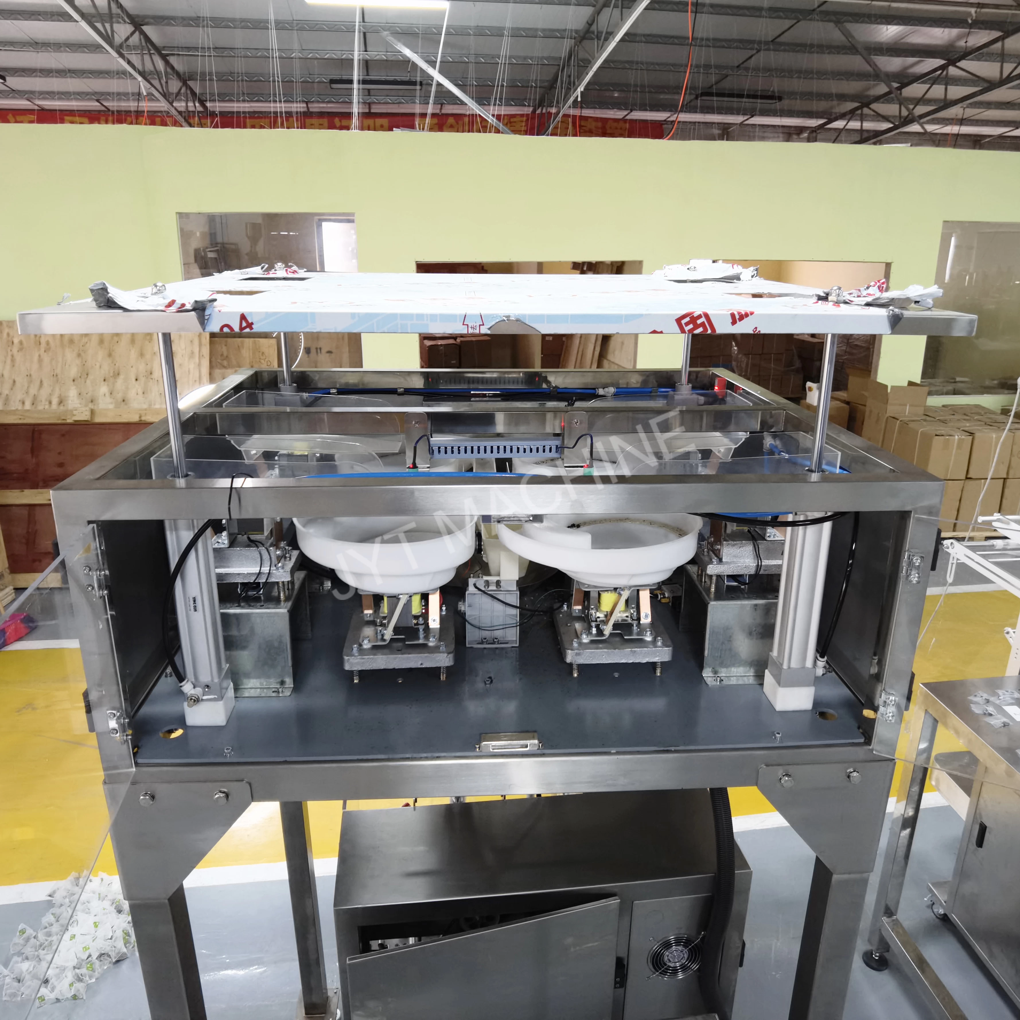 Fully automatic filter paper nylon triangle tea bag packaging packing machine