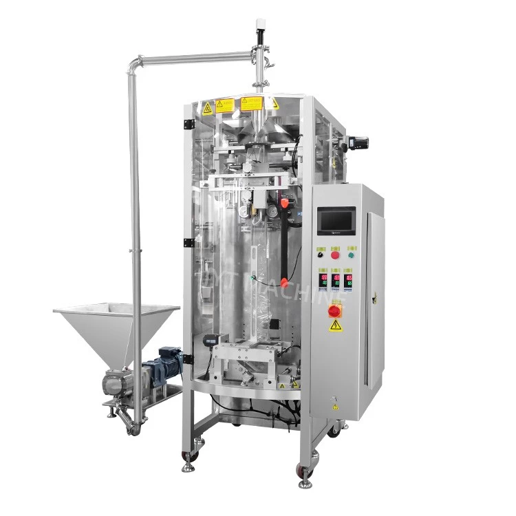 Automatic piping bag bevel seal chocolate jam ketchup tomato sauce packing packaging machine