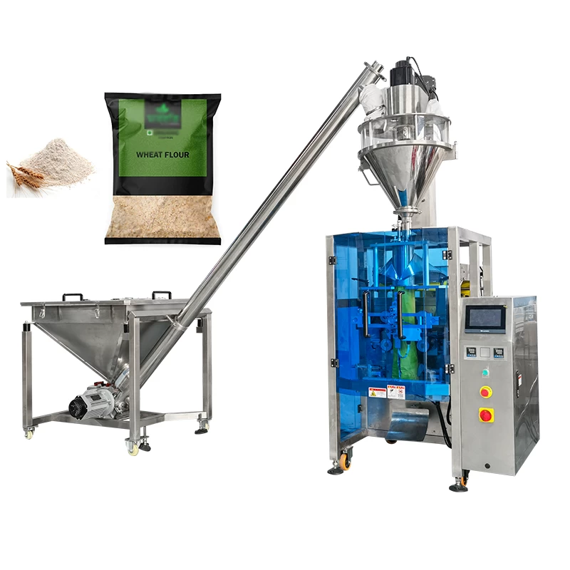 China China Full-automatic Vertical Packaging Machine for Back Sealing Bag 1000kg Wheat Powder manufacturer