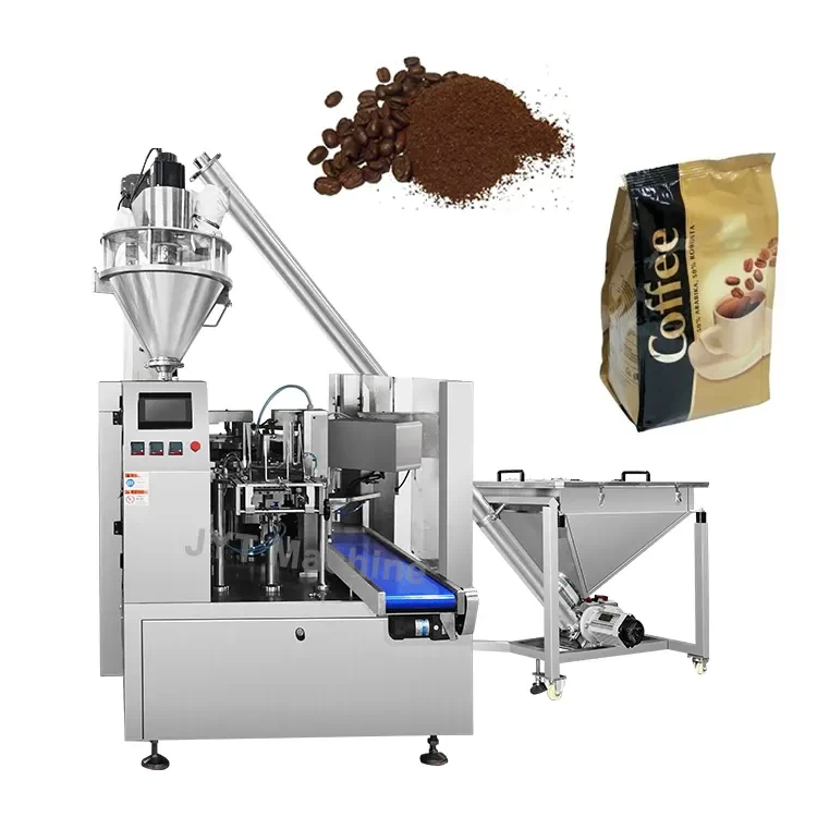 China JYT-200YZD Automatic premade pouch doypack bag tea coffee powder packing machine manufacturer