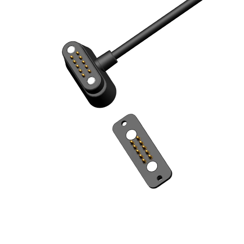USB Type C naar 10-pins magnetische pogo-pinkabel