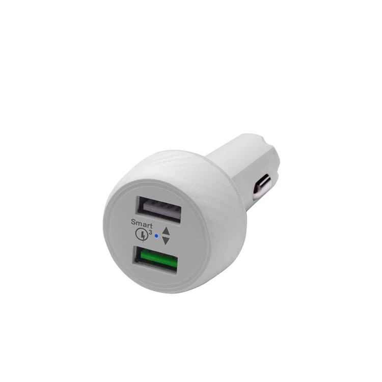 China Autolader, Quick Charge 3.0 dubbele USB-autoladeradapter fabrikant
