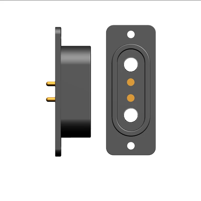 2pin magnetic pogo pin connector
