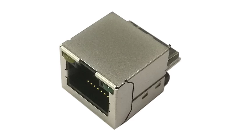 Type de soudure personnalisé RJ45 8P8C Connecteur Ethernet d\'injection de connecteur femelle