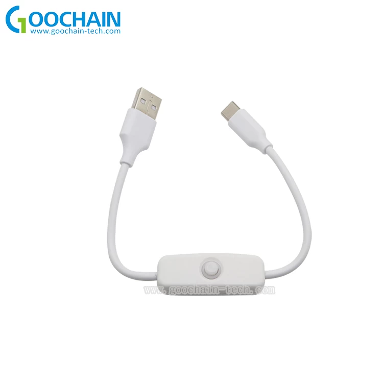 Custom Power USB Switch Type C-kabel voor Raspberry Pi 4 "