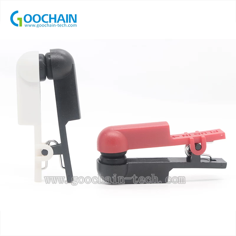 China Double conductive rubber carbon ear clip electrodes for CES Therapy manufacturer