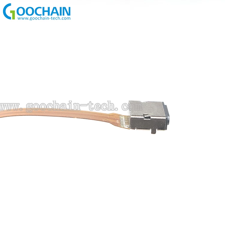 China Custom Flat FPC FFC FPV Lightning 8pin male to lightning 8pin female extension cable manufacturer