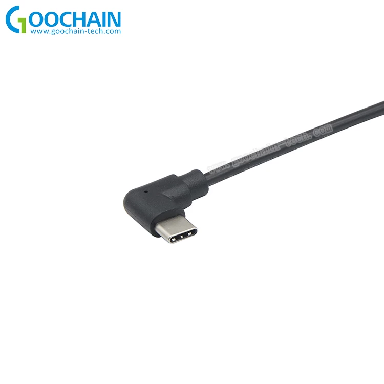 PD USB Type C Entrée masculine à DC 5.5 x 2.1mm Câble de charge de puissance mâle jusqu'à 100W