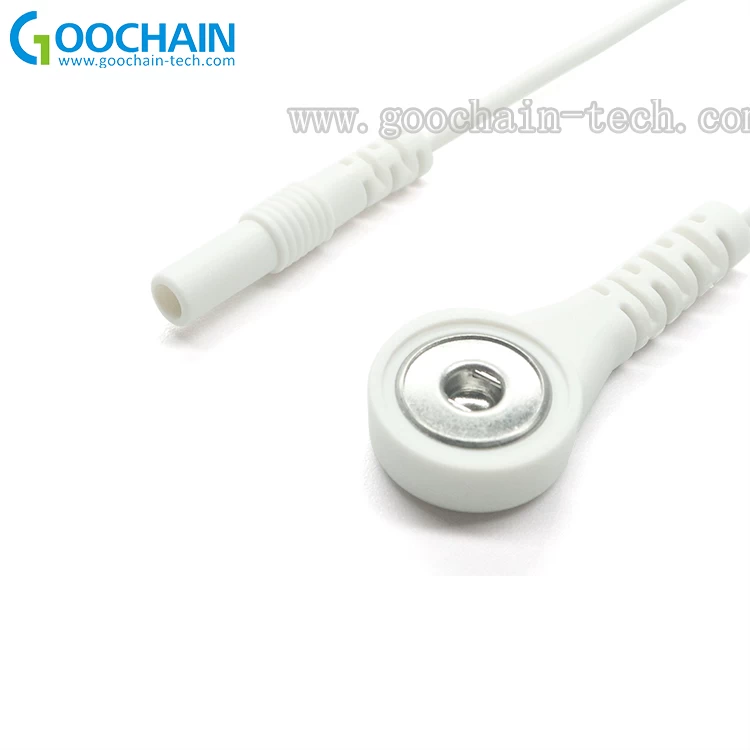 中国 4.0MM医疗母扣转2.0mm母头电极针导联线 制造商