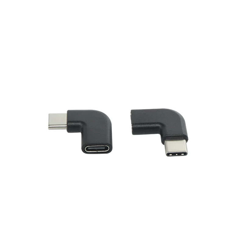 China 
Rechte hoek USB C-adapter Low Profile 90 graden extender PD 100W Quick Charge Type C mannelijk naar vrouwelijk extender-adapter fabrikant