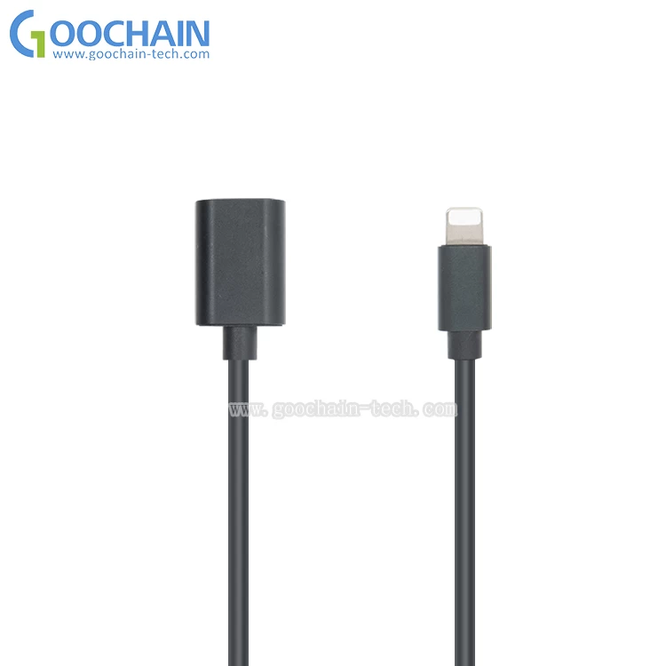 Custom Lightning extension cable Male to Female lightning extender dock cable for iphone