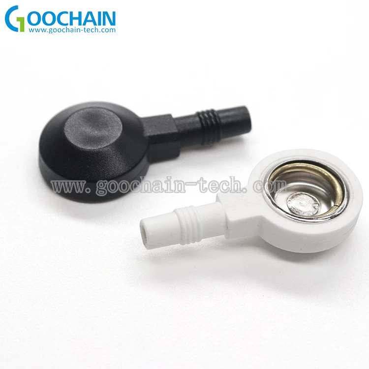 China 10MM ECG EEG EKG Snap Connect Adapters Tientallen Lead Wire Adapters fabrikant
