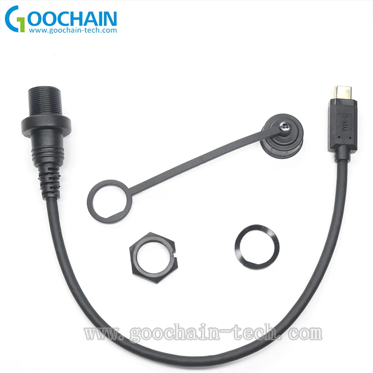 Chine Câble USB Type C 3.1 mâle à femelle pour montage encastré fabricant