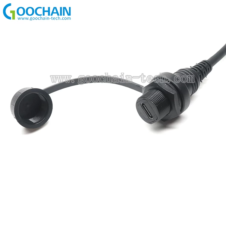 China USB Type C 3.1 man-vrouw verzonken kabel fabrikant