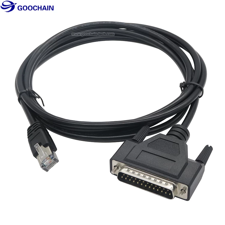Custom DB25 to RJ45 Modem/Console Cable