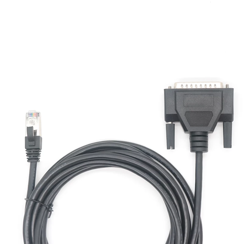 Custom DB25 Male to RJ50 10P10C Male modem console cable