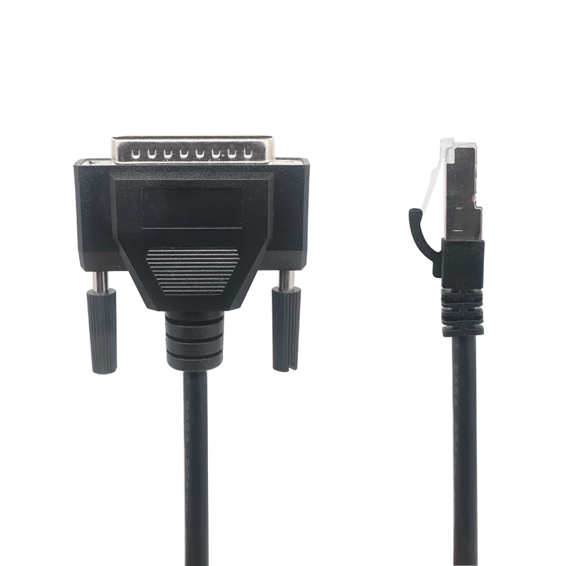 China Custom DB25 Male naar RJ50 10P10C Male modem console kabel fabrikant