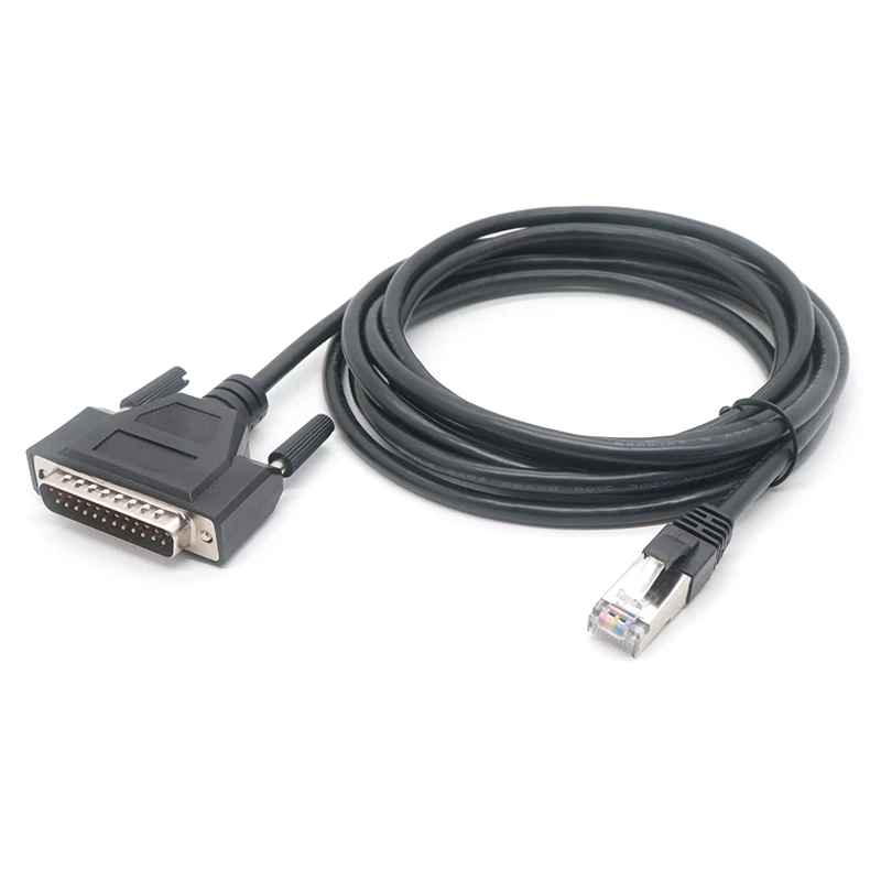 China Custom DB25 Male to RJ50 10P10C Male modem console cable manufacturer