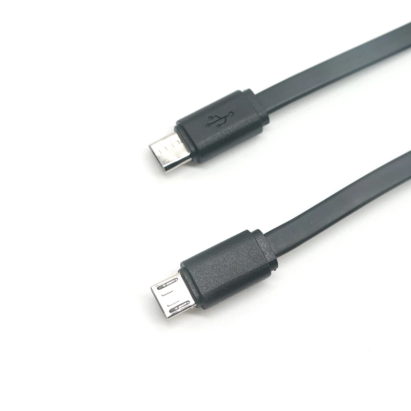 China Flat noodle micro USB Male to male otg adapter cable manufacturer