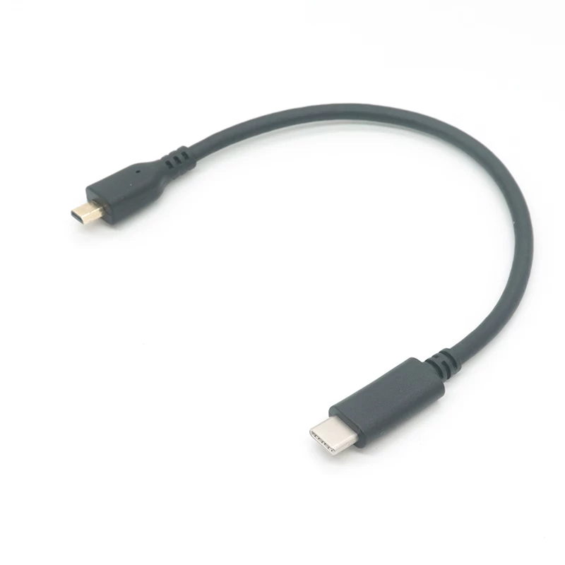 90 Grad rechtwinkliges USB-Typ-C-zu-Micro-HDMI-Adapterkabel