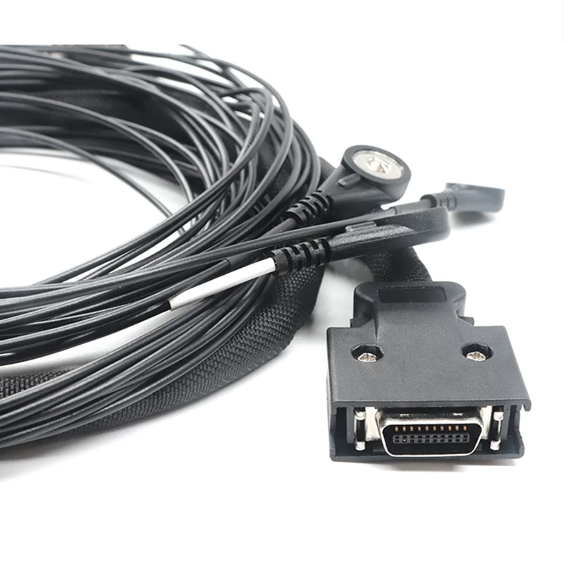 定制 SCSI 20 针心电图按扣引线，用于 EMS 训练服电缆中国工厂