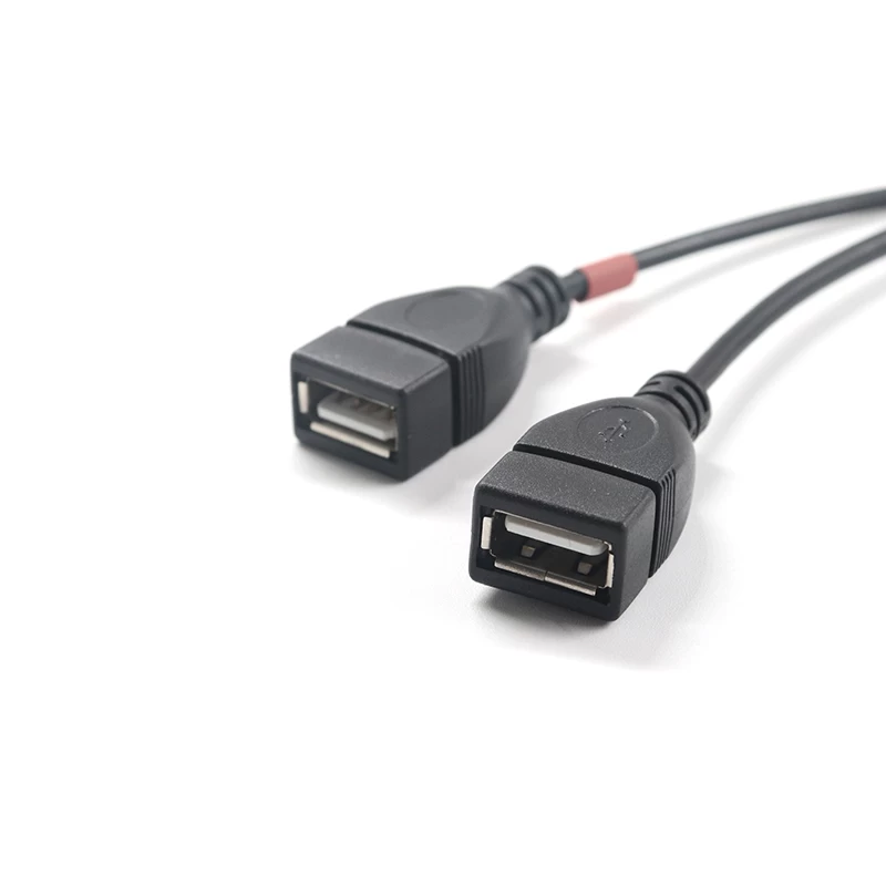 USB Splitter Cable, USB 2.0 Y Splitter Cord, USB A Male to Dual USB A  Female Adapter Cable USB Y Cable Extension Cord