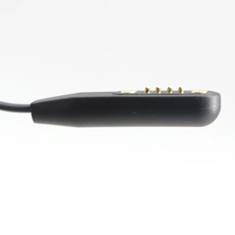 USB para cabo pogo pin magnético banhado a ouro de 4 pinos para óculos inteligentes
