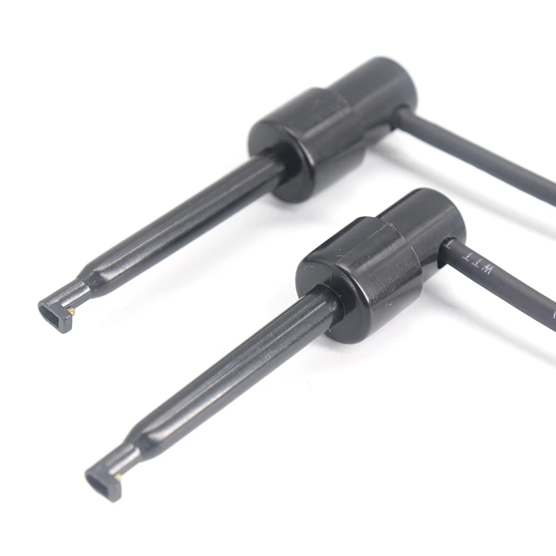 China 1,5 mm din 2,0 mm elektrodepen om te testen haakklem loodgrijper haakklemkabel voor multimeters fabrikant