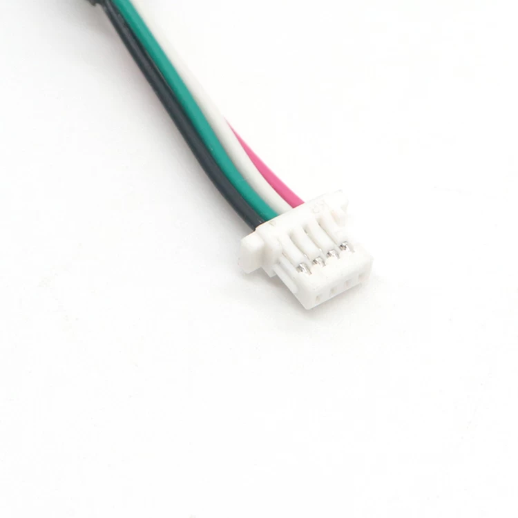 USB 2.0 유형 C 암-SH1.0 피치 -4Y 흰색 하우징 터미널 와이어