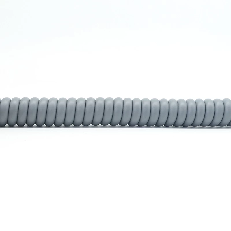 USB A - RJ45 RJ48 RJ50 10P10C Sembol Barkod Tarayıcı Ls2208 için Sarmal Spiral Uzatma Kablosu