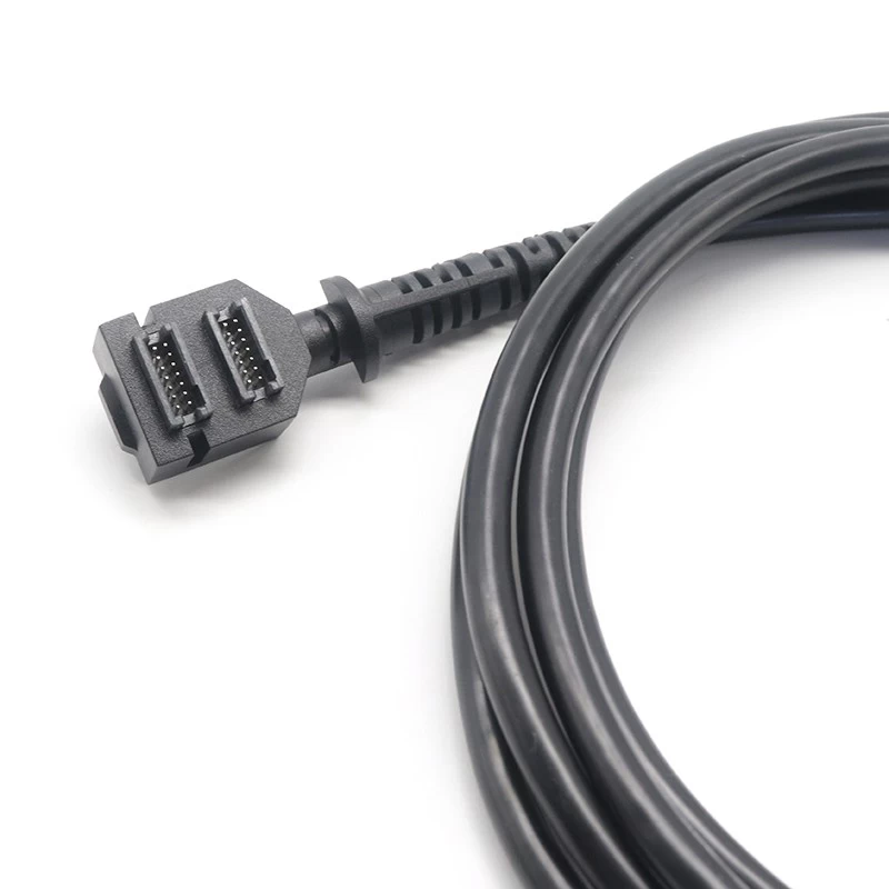 Chine Câble USB Verifone pour câble de numérisation VX 805/820 USB 2.0 A mâle vers double câble IDC 14 broches pas 1.27 fabricant